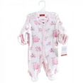 thumbnail image 2 of Hudson Baby Infant Girl Cotton Snap Sleep and Play, Basic Pink Floral, Preemie, 3-Piece, 2 of 2