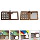 thumbnail image 1 of Paletas de pintura de acuarela Vacías BLESIY 2 Uds de madera para principiantes, 1 of 8