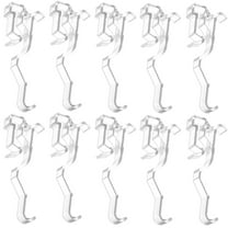 LOLIPPYY 10Pcs Venetian Blind Valance Clips Plastic Easy to Clean for Shop Use