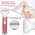 thumbnail image 5 of TiokMc 5-in-1 Electric Razor for Women, Waterproof Body Shaver & Facial, Nose, Eyebrow, Bikini Hair Trimmer, Arm, Leg, Armpit Grooming Kit, 5 of 10