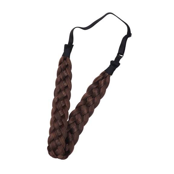 BESTOYARD Hand-Blended Dark Brown Adjustable Headband for Special Occasions 1Pc