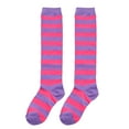thumbnail image 3 of Toddler Girls Knee High Socks Striped Stockings Soft Stretchable Breathable Fashion Long Socks Daily, 3 of 3