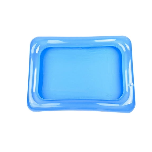 Inflatable Sand Tray For Kids Sand Play Table With Fishing Game Portable Sandbox For Indoor Outdoor Play Lightweight Pvc Material 15.7X17.7 Inches