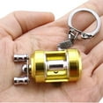 thumbnail image 3 of Creative Miniature Trolling Reel Drum Wheel Shape Key Chain Pendant Angler Gift, 3 of 8