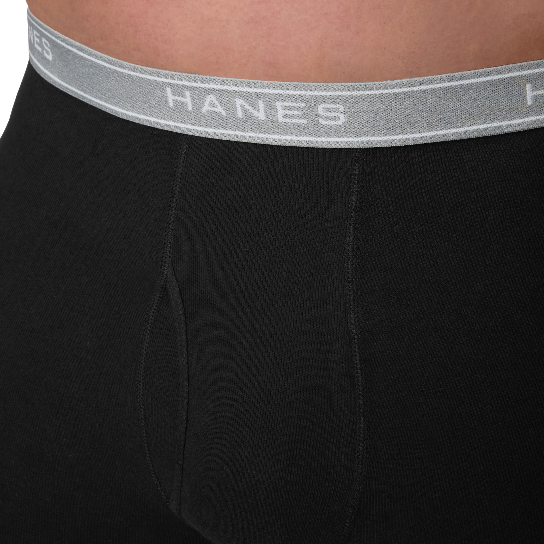 Hanes Big Man Underwear, Boxer Brief Underwear Pack, Cotton, 3-Pack (Big & Tall Sizes)
