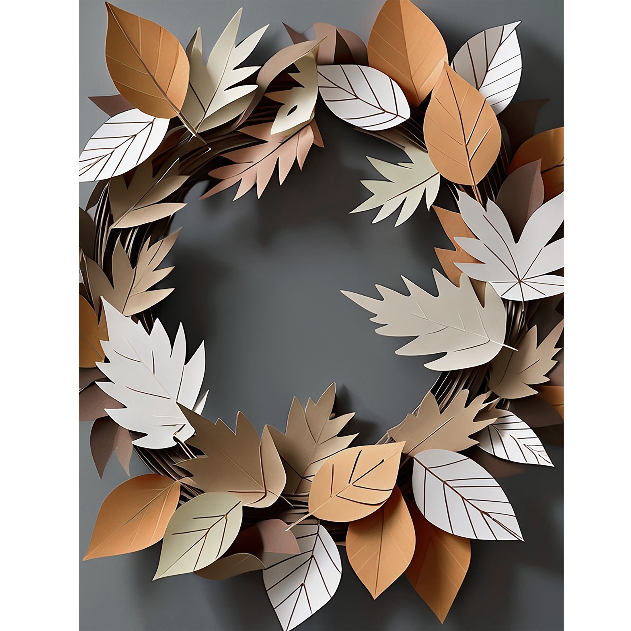 Hello Hobby Cardstock Premium Neutrals Smooth- 12 x 12 inch 30 pack - 5 Colors
