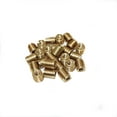 25 Pieces 1/420 Threaded Inserts Solid Brass for Hardwoods, Softwoods
