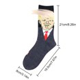 thumbnail image 4 of Calcetines Con Pelo Falso 3D para Hombres Y Mujeres (gris) Blanco, 4 of 6