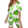 thumbnail image 7 of Gaecuw Plus Size Short Sets Casual Sets for Women 2 Piece Sleeveless Tank Tops Short Length Wide Leg Shorts V Neck Crop Fashion Suits Lace Summer Sets Suit Set Plus Size Two Piece Outfits for Women, 7 of 7
