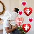 thumbnail image 4 of Dianhelloya Ensemble de 6 Pcs Ornements en Forme de Cœur pour la Saint-Valentin - Centres de Table Rouges et Roses Vibrants pour Dîners Romantiques, Fêtes, Décorations de Maison, 4 of 7
