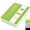 Green, variant on NIRMIRO A5 Spiral Notebook for Writing, 5.7”x8.4” Waterproof PVC Cover Notepad with Bookmark Ruler, 300 Pages of 100gsm No-Bleed College Ruled Paper for Office, Work & Note-Taking