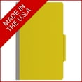 thumbnail image 2 of 25 Pt. Pressboard Classification Folders, 2/5 Cut ROC Top Tab, Legal Size, 2 Dividers, Yellow (Box of 10), 2 of 8