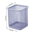 thumbnail image 5 of HBBKVI Pencil Holder, Square Metal Mesh Pen Holder for Home Office, Desk Organizer Makeup Brush Holder, 5 of 5