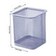 thumbnail image 5 of Copa organizadora de bolígrafos de malla | Portalápices de acero, tarro duradero de lápices de hierro para arte, cubo cilíndrico para almacenamiento en escritorio | Contenedor metálico moderno, 5 of 5