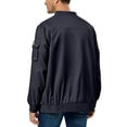 thumbnail image 5 of Little Donkey Andy Men's Lightweight Bomber Jacket Windproof Water Resistant Windbreaker for Golf Hiking (Navy S), 5 of 7