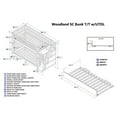 thumbnail image 7 of Woodland Staircase Bunk Bed Twin over Twin in Multiple Colors and Configurations, 7 of 7