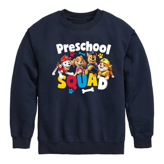 Paw Patrol - Squad Preschool - Toddler & Youth Crewneck Fleece Sweatshirt