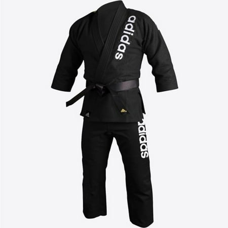 adidas Jiu-Jitsu Martial Arts Double Weave Gi, Black
