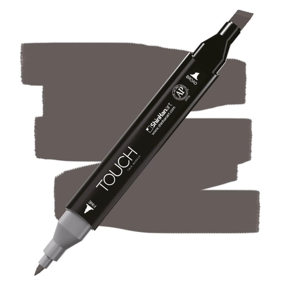 Marcador Doble Punta Touch Shin Han multicolor Brush