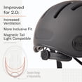 thumbnail image 2 of Casco de bicicleta Thousand Heritage 2.0 con certificación de seguridad Stealth Black, 2 of 6