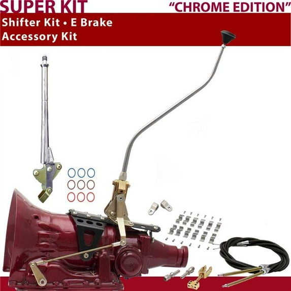 American Shifter TH200 Shifter Kit 23 in. Swan E Brake Cable Clamp Clevis for D325E