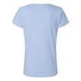 thumbnail image 3 of LAT Women 100% Cotton Jersey Crew Neck Short Sleeve Tee (3516) Light Blue, L, 3 of 5
