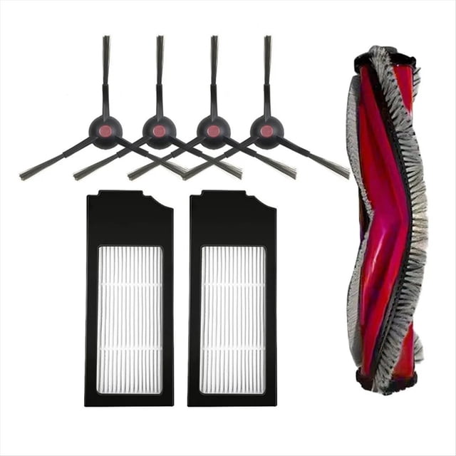 Para C12 Paños de Fregona Cepillo Principal Filtro HEPA Cepillos Laterales Accesorios para Robot Aspirador