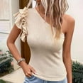 thumbnail image 5 of Teissuly Fashion Women Sleeveless Garment Comfortable Breathable Round Neck Blouses Tops, 5 of 6