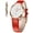 red, variant on Watches for Women Waterproof Womens Wristwatches Analog Quartz Ultra Thin Watches Leather Strap Watches with Date Calendar Ladies Watches Gifts Reloj para Mujer