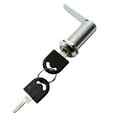 thumbnail image 2 of Luzkey Cabinet cam Lock Set Cylinder Cabinet Lock Furniture Lock Multifunction File Cabinet Lock RV Lock for Dresser Coffer Cupboard 35x18mm, 2 of 8