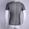 thumbnail image 5 of YiZYiF-camisetas transparentes de malla para hombre, ropa Sexy para discoteca, 5 of 5