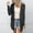 Dark Gray, variant on Jacenvly Cardigan For Women Long Sleeve Solid Fall Coats For Women Soft Comfort Long Sweater Tops Casual Fashion Pocket Button Jacket Blouse