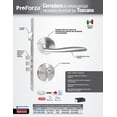 thumbnail image 2 of Cerradura Entrada Principal Mec. De Embutir Toscana Proforza Lock CPF2-5362-US32D, 2 of 3
