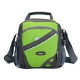 thumbnail image 1 of Mistaha Fashionable Unisex Waterproof Nylon Crossbody Bag with Colorful Splice Design and Multiple Pockets - Compact Outdoor Shoulder Bag in Lime Green Color, 1 of 6