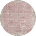 thumbnail image 1 of Ahgly Company Machine Washable Indoor Round Traditional Rose G Pink Area Rugs, 4' Round, 1 of 7