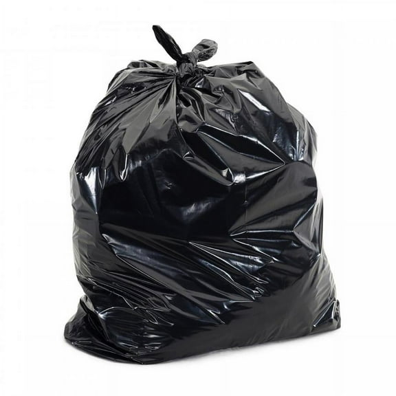 Colonial Trash Bag, 10 gal., Black, HDPE, 6 Mic., 1000 Count