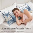 thumbnail image 5 of Blue Starfish Coastal Body Pillow Covers 20"x60", Eucalyptus Summer Nautical Shell Ocean Soft Brushed Microfiber Breathable Throw Pillow Covers, Pillowcase with Zipper for Couch Sofa Bedroom, 5 of 9