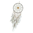 thumbnail image 4 of Atrapasueños de plumas bohemias para colgar en la pared, ideal para sala de estar, fiestas y patio. Con luz, 4 of 9