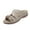 Beige, variant on Womens Summer Wedge Sandals Dressy Low Heel Comfortable Walking Arch Support Casual Slip On Hollow Out Platform