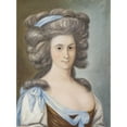 thumbnail image 2 of German, 18th Century 11x14 Black Ornate Wood Framed Double Matted Museum Art Print Titled: Portrait of a Woman (Great -Grandmother of the Cornelia Horster) (1775 - 1800), 2 of 5