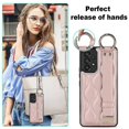 thumbnail image 5 of Funda de PU con anillo de cobertura total antideslizante para Samsung Galaxy A53 5g con pulsera, 5 of 5