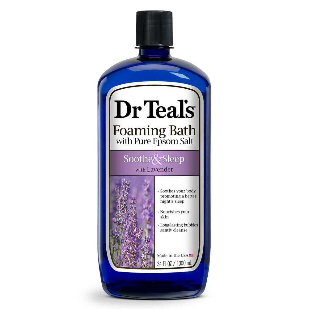 Dr Teal's Soothe & Sleep Foaming Bubble Bath with Pure Epsom Salt and
