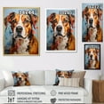thumbnail image 4 of Designart "Blissful Beagle" Animals Dog Floater Framed Canvas Wall Art, 4 of 5
