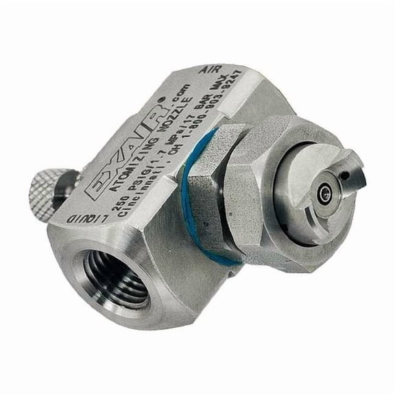 Exair Atomizing Spray Nozzle,1 to 3.8 gph EF1010SS