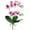 Pink, variant on Artificial Phaleanopsis Flowers Fake Orchids Leaves Branches for Home Bonsai Garden Decoration (White)