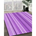 thumbnail image 2 of Ahgly Company Indoor Round Patterned Violet Purple Area Rugs, 8' Round, 2 of 6