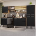 thumbnail image 2 of Cocina Integral 293cm Marrón/Negro Emilly Madesa 03, 2 of 5