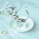 thumbnail image 1 of Bandeja de cerámica para almacenamiento de gatos, organizador decorativo de dulces, llave cosmética, artículos diversos, soporte para anillo de gato Plata Macarena Bandeja de almacenamiento de esculturas, 1 of 8