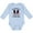 AE-Light Blue, variant on Inktastic Grandma Little Cowgirl Baby Clothes Girls Long Sleeve Baby Bodysuit