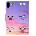 thumbnail image 3 of SaniMore Case for iPad 10th Generation 10.9" 2022, Auto Wake/Sleep Card Holder Stand Dual Angle PU Leather Surface Soft TPU Back Color Painting Magnetic Protective Case for iPad 2022, Expressions, 3 of 10